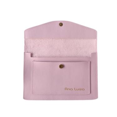 Imagem de Capa para Caderneta de Vacinação, Modelo Espiral e Brochura, com Bolso Externo, Várias Cores (rosa montana)