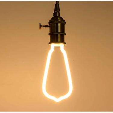 Imagem de Lâmpada Led Edison, Lâmpada Decorativa Led Para Fogos De Artifício Lâmpada De Filamento Led 85-265v Lâmpada Led Edison Bulb Line Lamp, St64