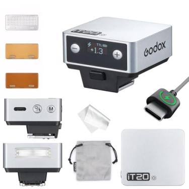 Imagem de Godox Flash IT20 O IT20O para Olympus, mini flash de câmera GODOX iT20O IT20 O, modos TTL/manual, bateria de 7,4 V 300 mAh, reciclagem de 1,5s, com incremento de ± %d , acionamento de sapata, inclui
