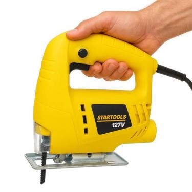 Imagem de Serra Tico-Tico Elétrica 127V 400W Startools  Corte Preciso em Madeira