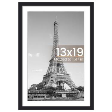Imagem de Porta-retratos upsimple 13x19 preto para 11x17 com tapete ou 13x19 - u