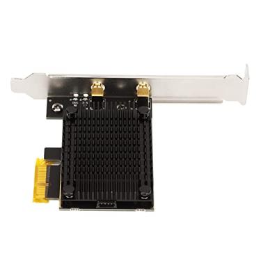 Imagem de Generic Placa Wifi Pcie, Transmissão Estável 6 Placa Wifi 5400mbps Com 2 Antenas de 8dbi para Desktop