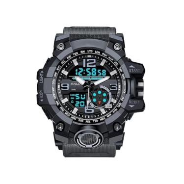 Imagem de Relogio Masculino Shock Esportivo Grande Resistente À Água (Preto)