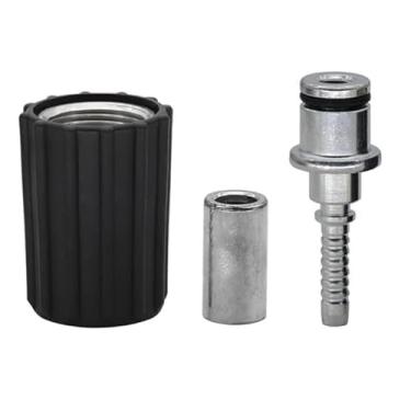 Imagem de Acessórios de inserção de mangueira de arruela de alta pressão Lavadora de carro Mangueira de limpeza de água Encaixe de tubulação de fixação rápida TwistConnector Lavadora de pressão Peças e