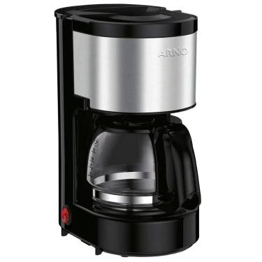 Imagem de Cafeteira Arno Filtro Perfectta 12 Xicaras Inox - 8010000817 Preto-inox 110V