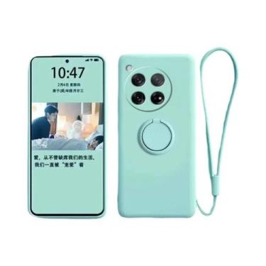 Imagem de Capa De Telefone De Silicone Líquido OnePlus 12 À Prova De Choque Com 