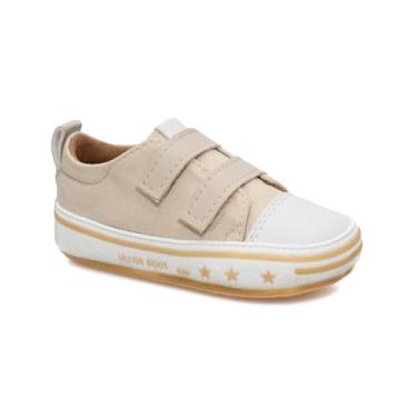 Imagem de Tênis Infantil Star em Lona, Unissex, Solado Antiderrapante, para Crianças (Bege, BR, Criança de 4 a 8 anos, Numérico, 24)
