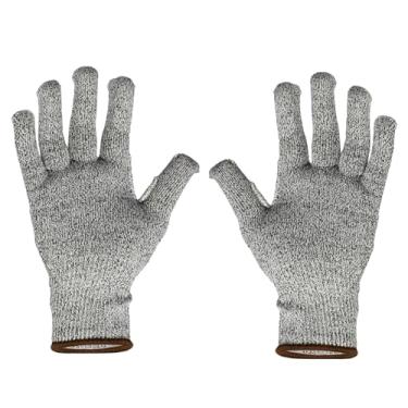 Imagem de Luvas tolerantes de corte, S 8cm Largura mão Nível 5 Desgaste Tolerante as luvas de proteção de proteção de mão -de -obra respirável para processamento de metal Indústria de (S)