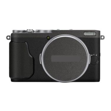 Imagem de X 70 Película protetora de vinil antirriscos para câmera película protetora de vinil capa de decalques para FujiFilm X70 X-70 (cinza escuro + preto fosco)
