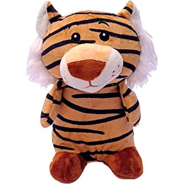 Imagem de Fizzy Kit 12 Animais de Pelúcia Pequeno Cesta Safari Bichinhos Decoração - 18cm