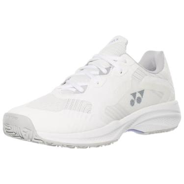 Imagem de YONEX Tênis feminino Power Cushion Sonicage, Branco/Cinza, 38
