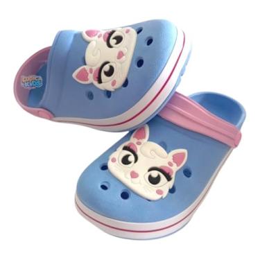 Imagem de Sandália Fechada Marie Leve Gatinha Confortável (Azul Bebê, BR, Criança de 9 a 12 anos, Faixa Numérico, 33, 34)