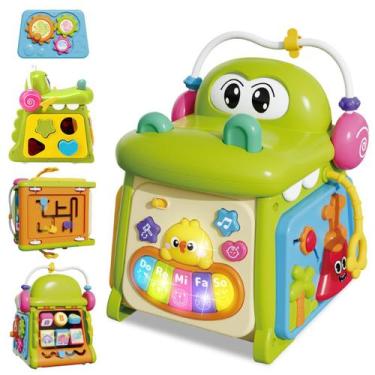 Imagem de Brinquedo educativo Activity Cube Qizebaby 8 em 1 para mais de 18 mese