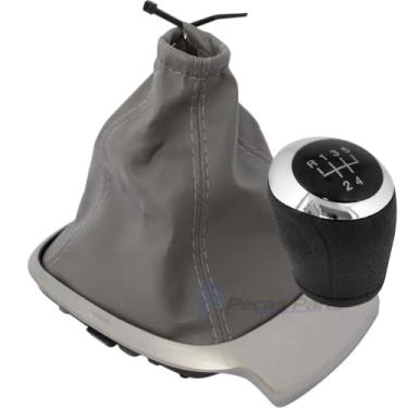 Imagem de Coifa de Câmbio + Manopla Cobalt 2012 2013 2014 2015 2016 2017 2018 2019 2020 (C/Bola Preta Aro Cromado)