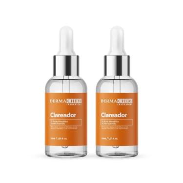 Imagem de Kit com 2 Serum Facial Clareador Com Acido Mandelico Para Skin Care Clareador Facial E Hidratação Da Pele