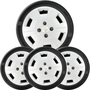 Imagem de 4X Calota Chevrolet Aro 13 Emblema  057Cb