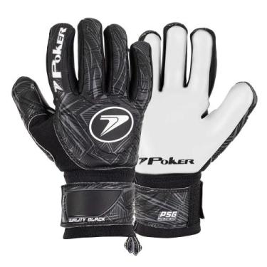 Imagem de Luva de Goleiro Profissional Poker Corte Negativo Duality, Pt, Ch, Br,