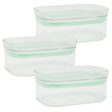 Imagem de Kit 3 Potes Herméticos 425ml - Organize a cozinha