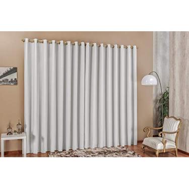 Imagem de Cortina Selene 4M, Mellindre, Tecido: 100% Poliéster., Cinza Queen, Sofisticata 2018-2217