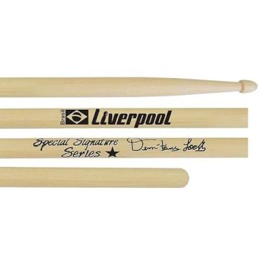 Imagem de Baqueta Liverpool Signature Demetrius Locks em Marfim Padrão 5A Comprida EX-171