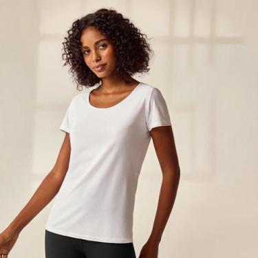 Imagem de Camiseta Hope Arcos Resort Feminina, Branco, P
