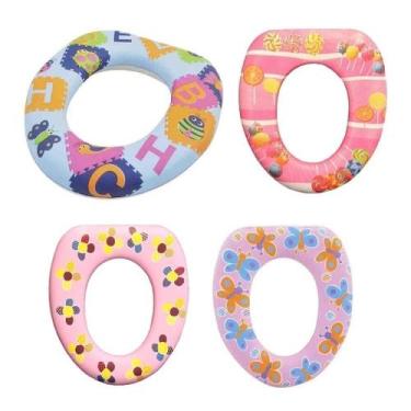 Imagem de Redutor infantil assento sanitario portatil acolchoado espuma conforto