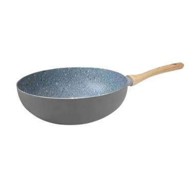 Imagem de HUDSON Revestimento antiaderente de alumínio Wok 4,1 litros granito cinza