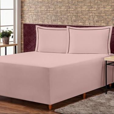 Imagem de Jogo de Lençol Conjugado para Cama Box QUEEN Versatile com Fronhas 03 