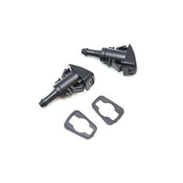 Imagem de SCurti Bocais de lavagem de para-brisa para viagem Do/dge Journey 2007-2016 Dianteiro de carro Bocal de lavadora de limpador de para-brisa bocal de pulverização 2 peças de carro