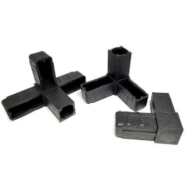 Imagem de Kit de Conectores de Plástico para Metalon 25x25 mm - Modelos L, Y e S