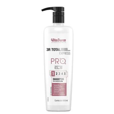 Imagem de Shampoo SOS Capilar 3R Total Express 600ml - Vita Derm