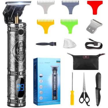 Imagem de Máquina de cortar cabelo Suttik Knight para homens T-Blade sem fio
