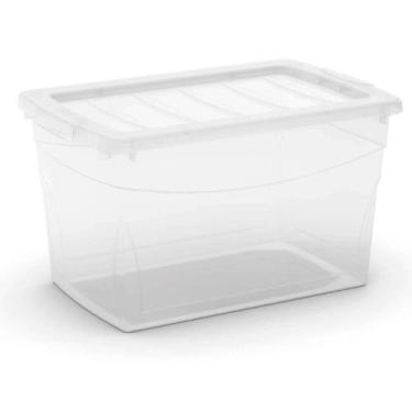 Imagem de Caixa Organizadora 29 Litros Omni Box Curver Transparente Keter, BRANC