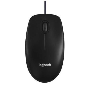 Imagem de Mouse Logitech M90 Preto USB com Fio 910-007599-C