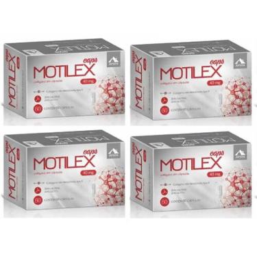 Imagem de Kit c/ 4 motilex caixa com 60 capsulas cada (colageno tipo ii) - APSEN