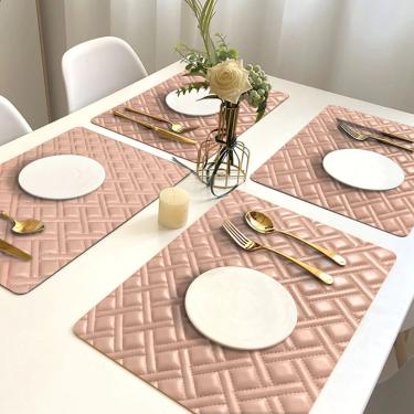 Imagem de 4 Jogo Americano Bag Alto Padrão Impermeável Re Pvc