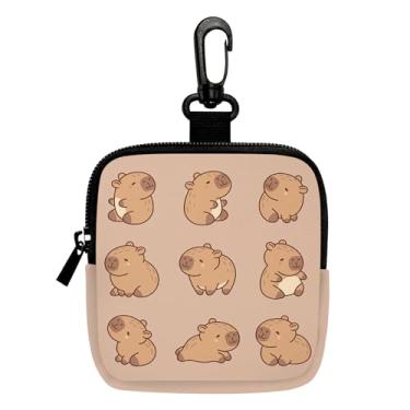 Imagem de Porta-chaves mini porta-moedas, bolsa multifuncional para chaves, moedas, fone de ouvido, batom, porta-cartões, organizador de cabos de dados, bolsa com zíper, acessórios de bolsa, presentes fofos de