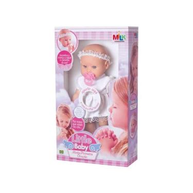 Imagem de Boneca Little Baby Minha Primeira Oração - Milk - Milk Brinquedos, Bra