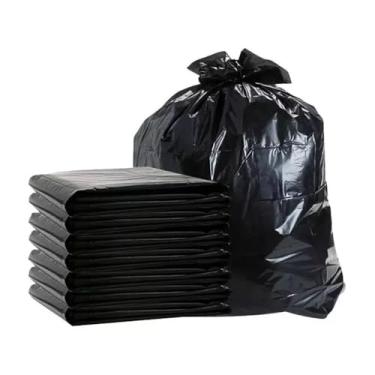 Imagem de Saco De Lixo Preto Reforçado 100 Litros 1kg - Pacote Com 10 Unidades