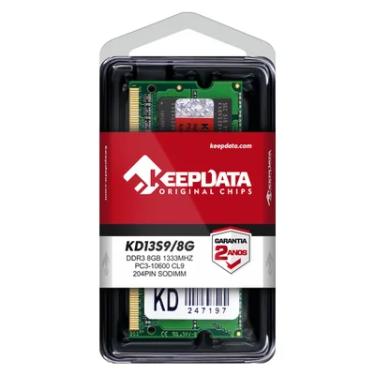 Imagem de Memória Para Notebook Keepdata, 8GB, 1333MHz, DDR3 - Kd13s9/8g