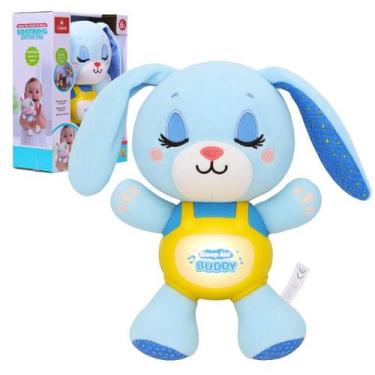 Imagem de Pelúcia Interativa Luz E Som Coelho De Ninar - Castela - Castela Brasi