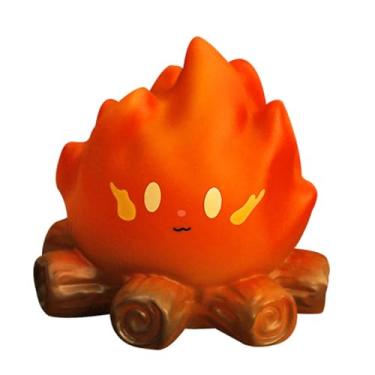 Imagem de Generic Luz noturna para fogueira, abajur de mesa, lanterna de desenho animado, compacta, abajur de cabeceira para casa, berçário festivo, presente de