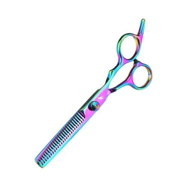 Imagem de Tesoura Profissional De Cabelo De 6 Polegadas, Tesoura De Desbaste Par