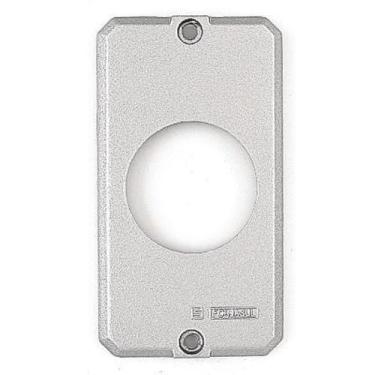 Imagem de Tampa para Condulete Tramontina 1/2" e 3/4" com 1 Posto Redondo e com 