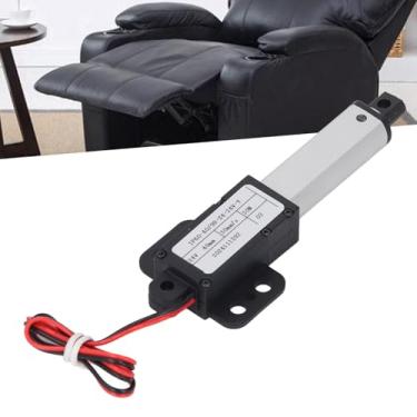 Imagem de Ymiko Atuador Linear Pequeno, Atuador de Movimento Linear Elétrico 24V DC Mini Atuador Linear Curso Atuador Linear Motor Linear Com Asa para Robô Sofá 50mm Curso 20N Impulso 30mm/s
