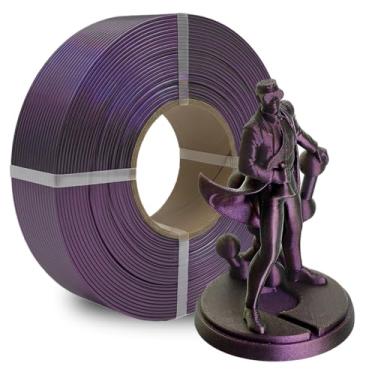 Imagem de Polymaker Carretel de recarga Panchroma Starlight Nebula PLA refil de filamento de impressão 3D, compatível com todos os carretéis reutilizáveis e todas as principais impressoras 3D FDM, sem