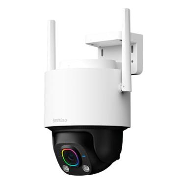 Imagem de Câmera de Segurança Externa Wi-Fi Pan Tilt W317 Full HD com Visão Noturna, Detecção de Movimento e Áudio Bidirecional para Monitoramento Residencial Inteligente