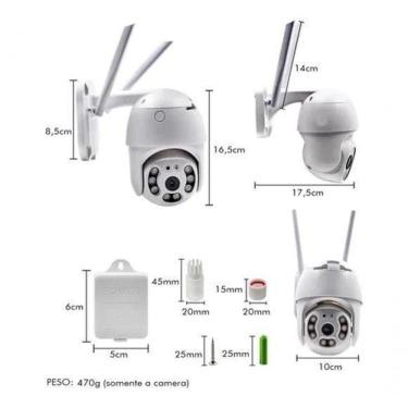 Imagem de Câmera Speed Dome Ip Wifi Externa Ptz Ultra Hd 5 Mp