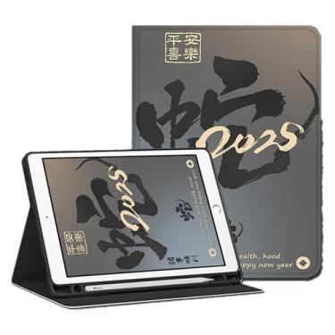 Imagem de Yzlvigrous Capa para ipad Mini 6 Gen 2021/ipad Mini 7 Gen 2024, Visualização em Vários Ângulos, Capa Fina de Suporte PU de 8.3 Polegadas com Despertar/sono Automático