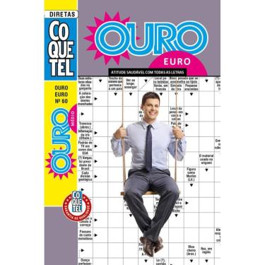 Imagem de Palavras-Cruzadas Diretas Coquetel Ouro Euro 60: Nível Médio